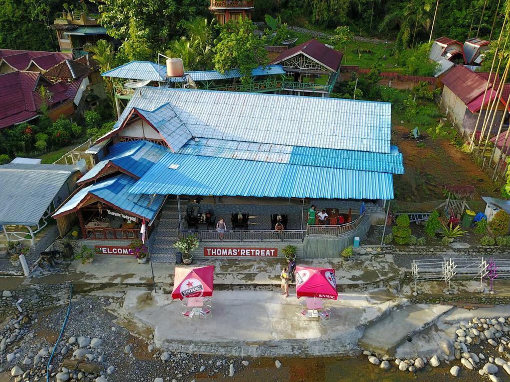 Thomas' Retreat Bukit Lawang Hotell Eksteriør bilde